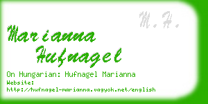 marianna hufnagel business card